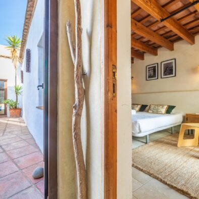 Main Bedroom with terrace access at Riad Casa Luna in Tarifa