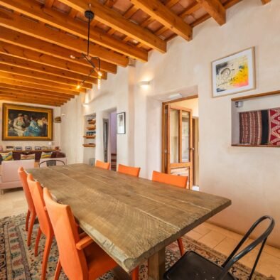 Large group accommodation Tarifa Dining table at Riad Casa Luna in Tarifa