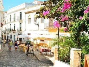 View of a street inTarifa town centre