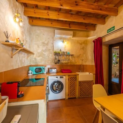 Independent kitchen at Night Wave Studio in Tarifa