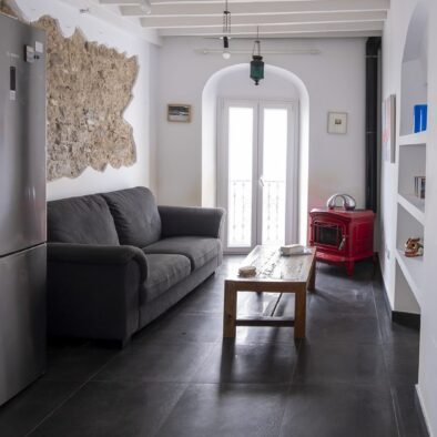Living room with sofa at Rooftop Penthouse in Tarifa